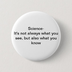 Science 6 Cm Round Badge