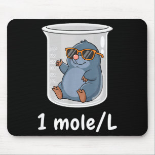 Science & Technology Funny Chemistry 1 Mole L Mouse Mat