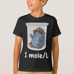 Science & Technology Funny Chemistry 1 Mole L T-Shirt