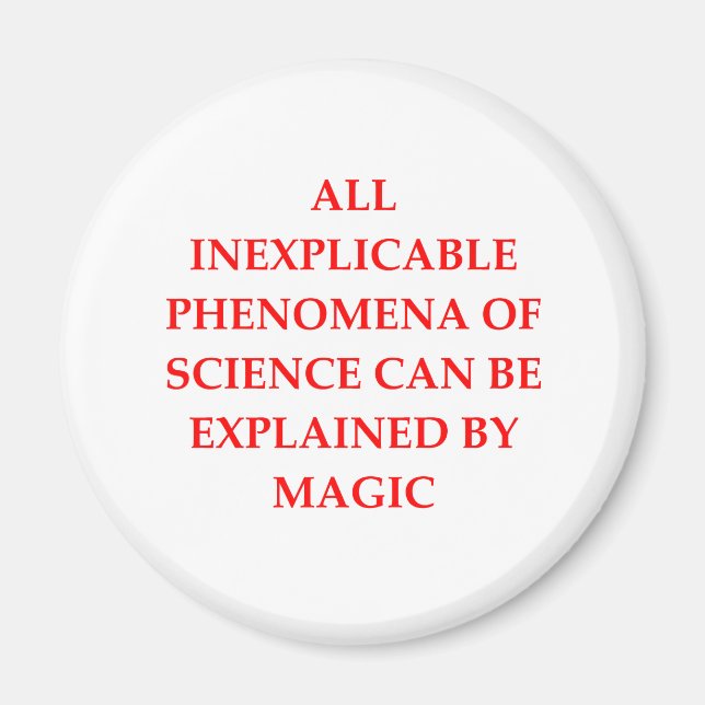 SCIENCE and magic Magnet (Front)