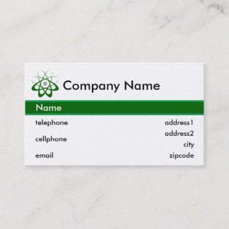 Science and Technology Business Card Design