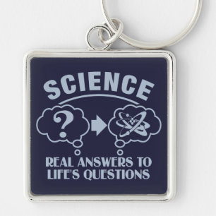 Science Answers custom key chain