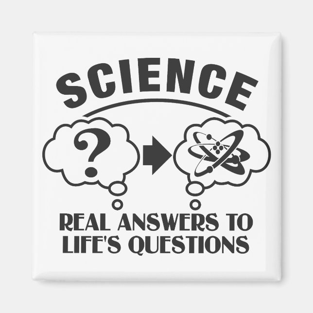 Science Answers custom magnet (Front)