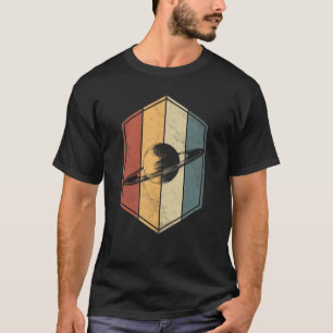 Science Astronomy Gifts Vintage Planet Saturn Sola T-Shirt
