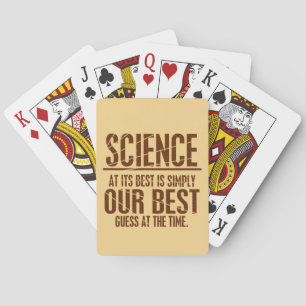 Science at Its Best Playing Cards