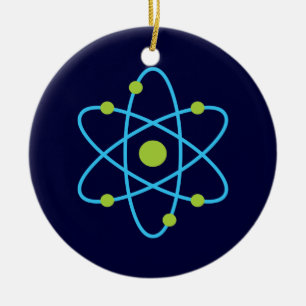 Science Atom Ceramic Tree Decoration