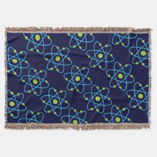 Science Atom Throw Blanket