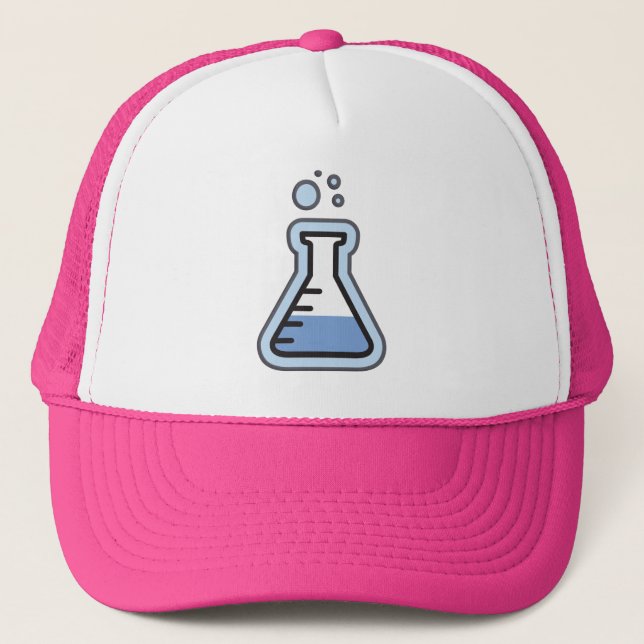 Science Beaker Trucker Hat (Front)