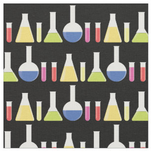 Science Beakers Laboratory Fabric