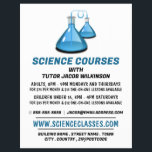 Science Beakers, Science Course Advertising Flyer<br><div class="desc">Science Beakers,  Science Course Advertising Flyers By The Business Card Store.</div>
