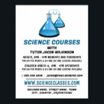 Science Beakers, Science Course Advertising Poster<br><div class="desc">Science Beakers,  Science Course Advertising Poster By The Business Card Store.</div>