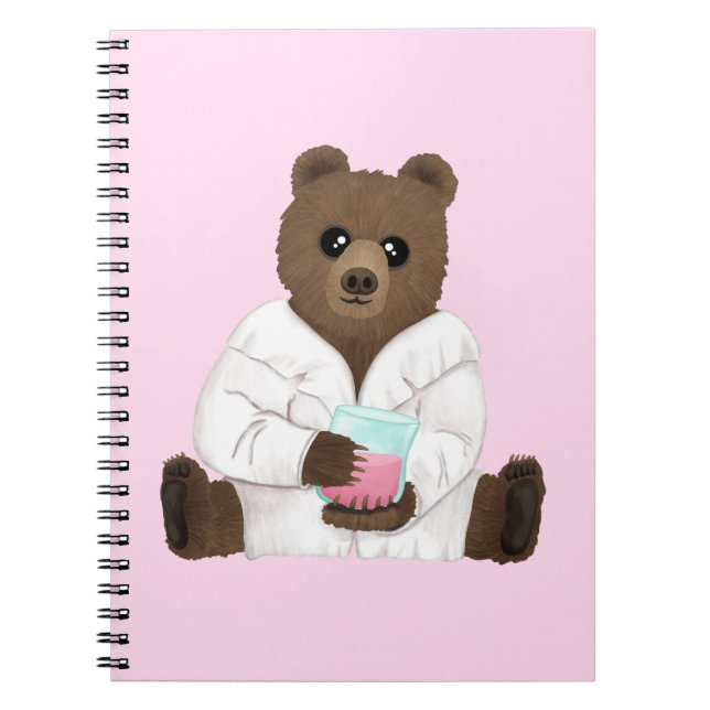 Science Bear Spiral Photo Notebook (Front)