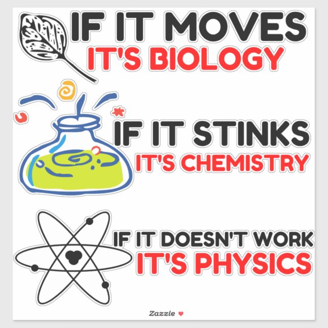 Science BIOLOGY CHEMISTRY PHYSICS (Sheet)