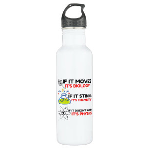 Science BIOLOGY CHEMISTRY PHYSICS 710 Ml Water Bottle