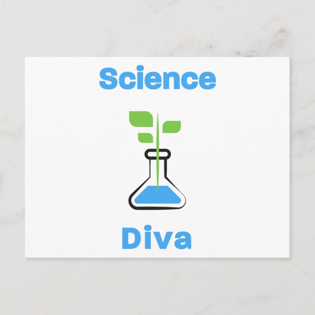 Science ( Biology ) Diva Postcard (Front)