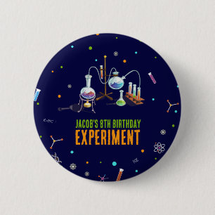 Science Birthday 6 Cm Round Badge