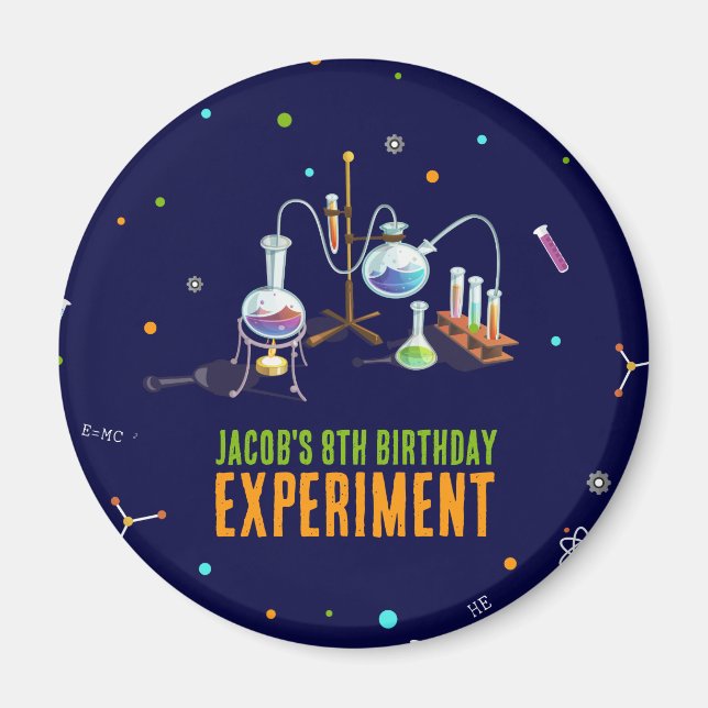 Science Birthday Magnet (Front)