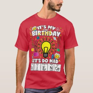 Science Birthday Theme Shirt Any Age Let's Do Scie