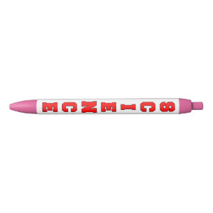 Science Black Ink Pen