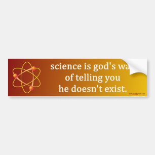 science bumper sticker
