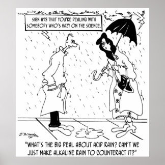 Science Cartoon 7084 Poster