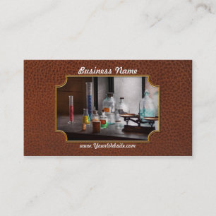 Science - Chemist - Chemistry Equipment Business Card