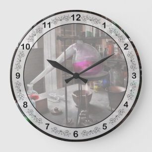 Science - Chemist - Chemistry for Medicine Large Clock