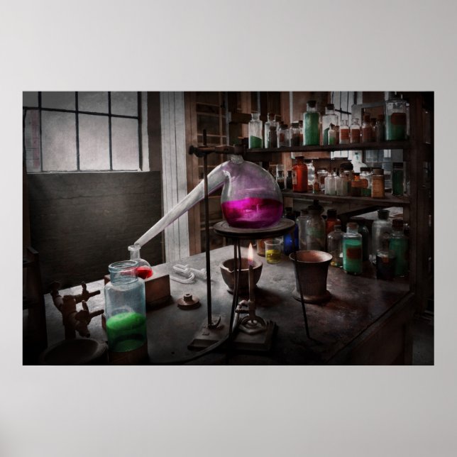 Science - Chemist - Chemistry for Medicine Poster (Front)