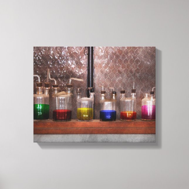 Science - Chemist - Glassware for couples Canvas Print (Front)