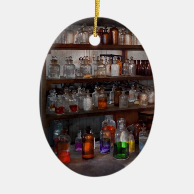 Science - Chemist - The secret of life Ceramic Tree Decoration (Front)