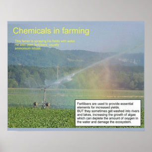 Science, Chemistry, Chemicals in farming Poster