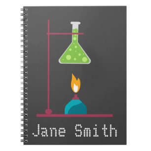 Science chemistry cute science equipment notebook