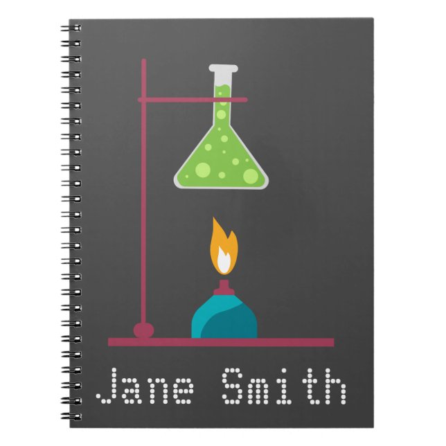 Science chemistry cute science equipment notebook (Front)