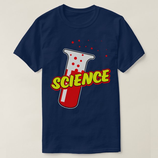 Science Chemistry flask T-Shirt (Design Front)