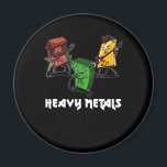Science Chemistry Heavy Metals Nerd Geek Magnet<br><div class="desc">Science Chemistry Heavy Metals Nerd Geek design for chemistry lovers.</div>