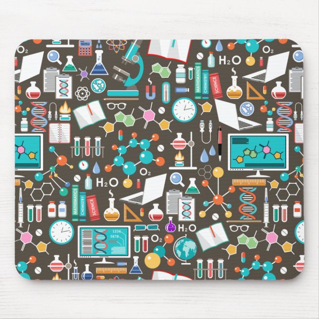 Science / Chemistry Pattern Mouse Mat (Front)