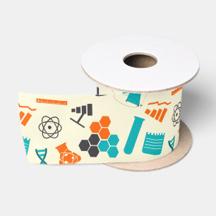 Science Chemistry Proton Electron Neutron Atomic Satin Ribbon