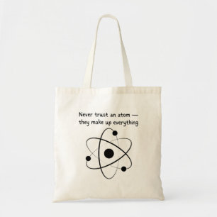 Science Chemistry Pun Fun Gift for Friends Teacher Tote Bag