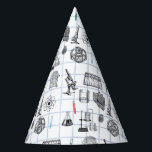 Science Chemistry Scientist Pattern  Party Hat<br><div class="desc">A science themed chemistry pattern ideal for anyone who loves science,  chemistry,  biology etc. An ideal gift for scientists no matter the age.</div>