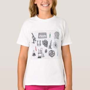 Science Chemistry Scientist Pattern T-Shirt