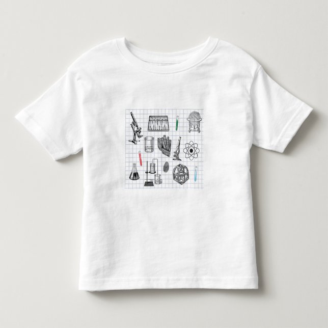Science Chemistry Scientist Pattern  Toddler T-Shirt (Front)