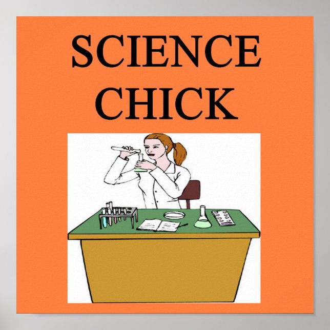 SCIENCE CHICk Poster (Front)