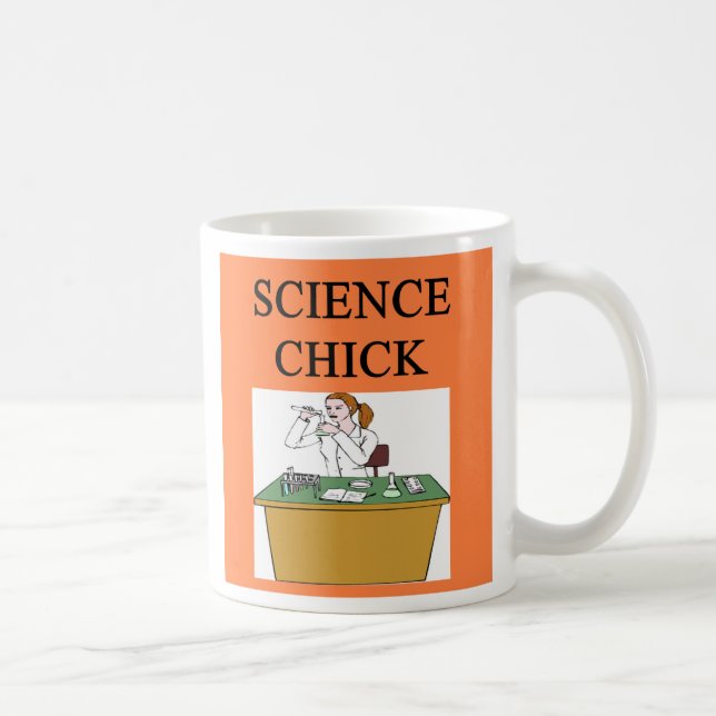 SCIENCE CHICk, SCIENCE CHICk Coffee Mug (Right)