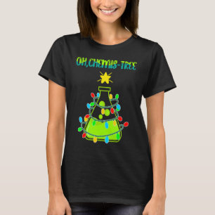 Science Christmas Tree Pun Oh Chemistree Chemistr T-Shirt