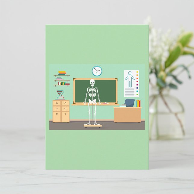 Science Class Skeleton Invitation (Creator Uploaded)