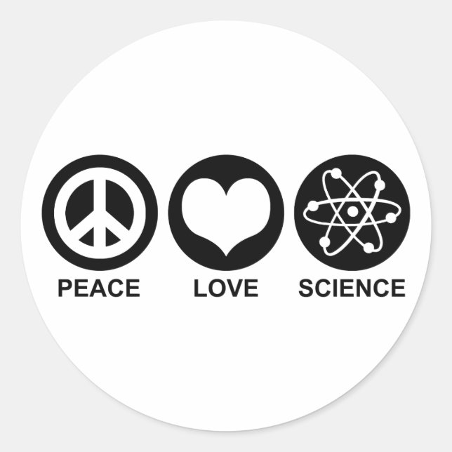 Science Classic Round Sticker (Front)