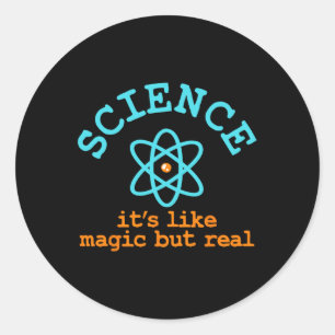 Science  classic round sticker