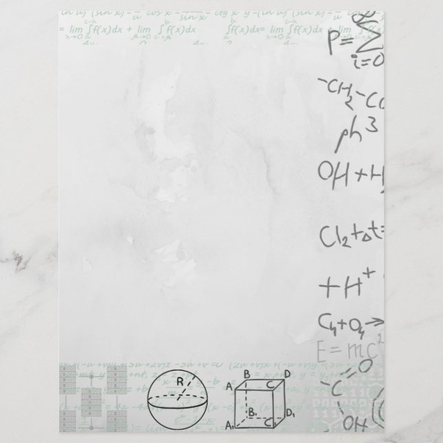Science Custom Letterhead (Front)