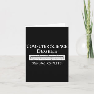 Science Degree Graduation  Card