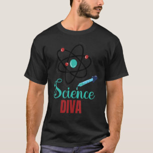 Science Diva Teacher Scientist Teacher Back To Sc T-Shirt